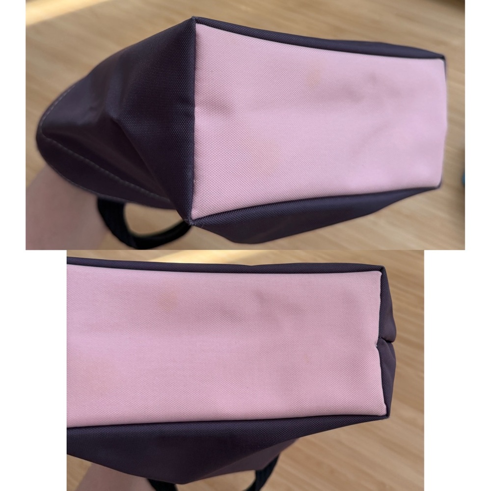 Herve Chapelier 351N Dark Purple Pink Bag Mini Tote Handbag Rectangular Base - Picture 10 of 16
